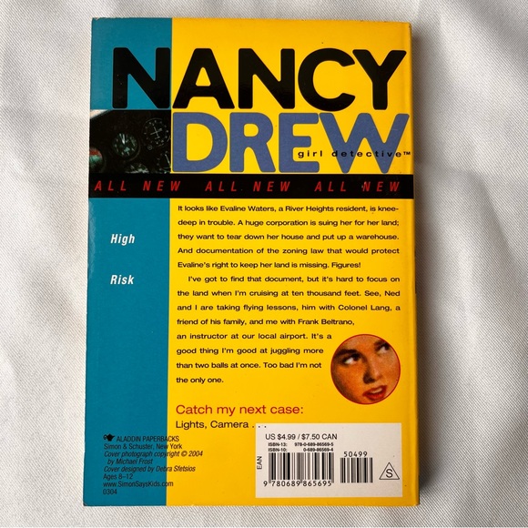 High Risk ~ Nancy Drew Girl Detective Series Book 4, By Carolyn Keene - Picture 3 of 9
